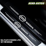 Carbon Fiber Sill Plate Stickers for Nissan Days – Premium Door Protection & Style