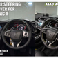 Carbon Fiber Steering Cover for Honda Civic 2016–2021 – Sporty Grip & Premium Finish