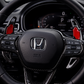 Carbon fiber paddle shifter extension for Honda Civic 2022-2025 steering wheel upgrade