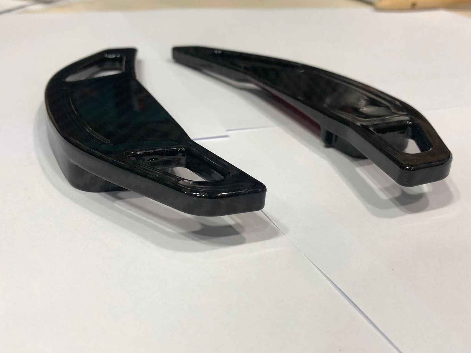 Carbon fiber paddle shifter extension for Toyota Corolla 2014-2026 steering wheel sporty upgrade