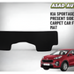 KIA Sportage 2020–Present Side Logo Carpet Car Floor Mat – Premium Fit & Finish