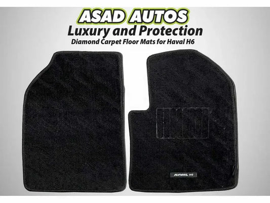 Cartrex Diamond Carpet Floor Mats for Haval H6 – Stylish and Durable Mats for Interior Protection
