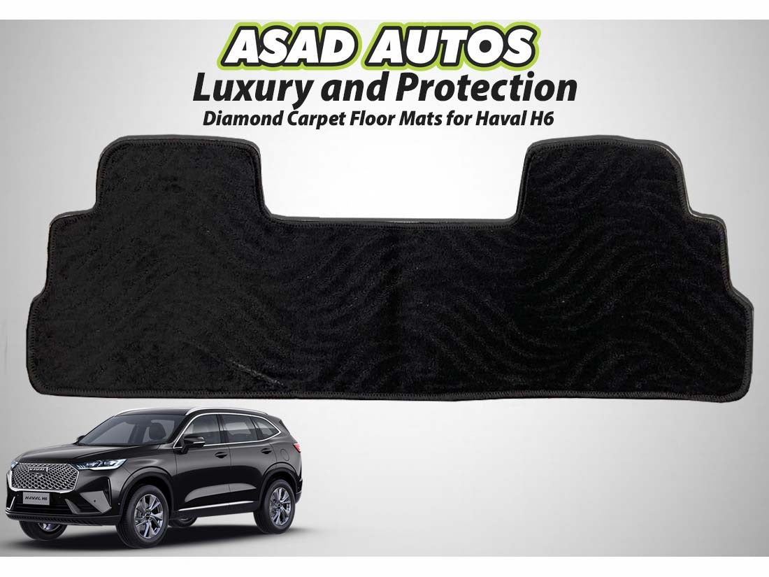 Cartrex Diamond Carpet Floor Mats for Haval H6 – Stylish and Durable Mats for Interior Protection
