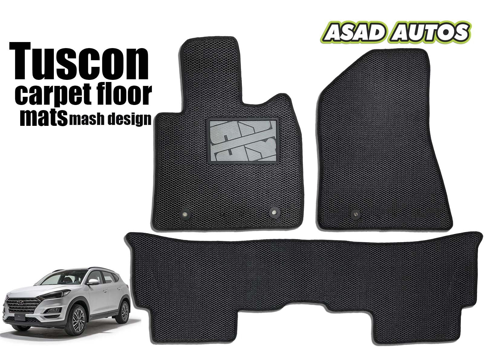Cartrex Mash Design Carpet Floor Mats for Hyundai Tucson – Stylish and Durable Interior Accessories