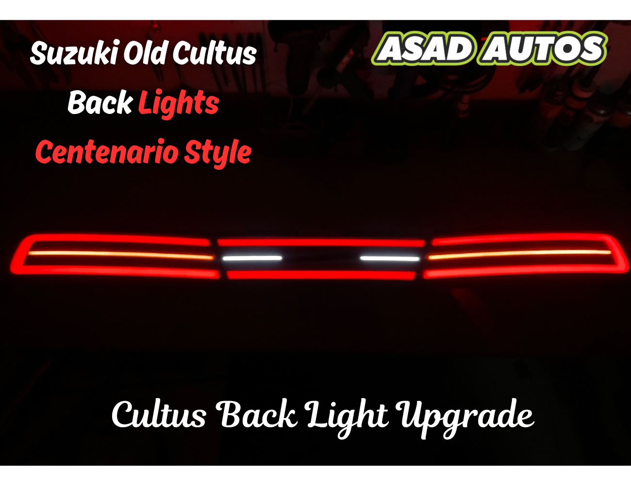 Centenario Style Back Lights for Suzuki Old Cultus 2000–2016 – Sporty LED Upgrade