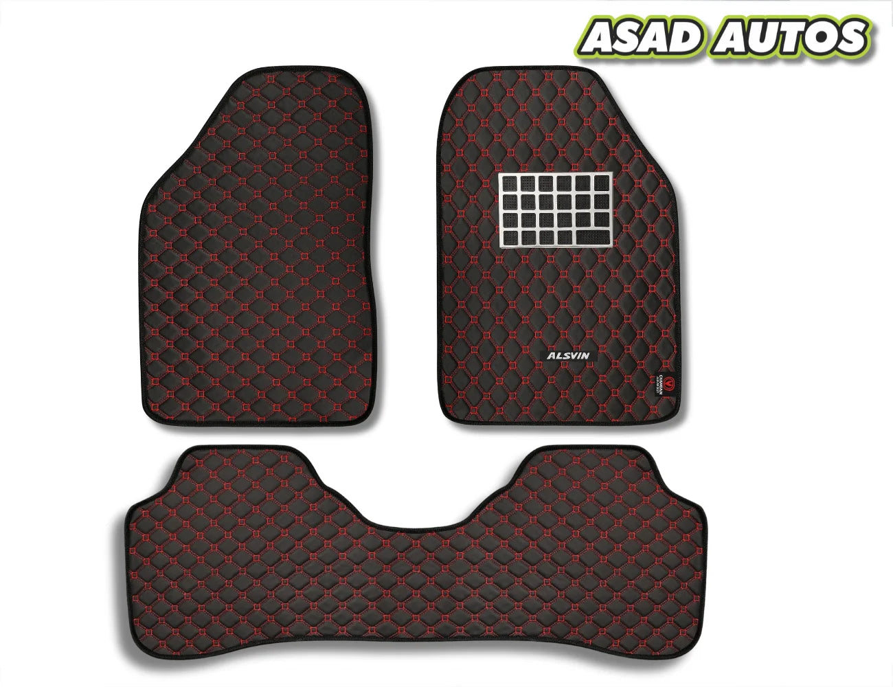 Changan Alsvin 2021–2024 7D Luxury Floor Mats – Custom Fit Diamond Stitch Waterproof Mat
