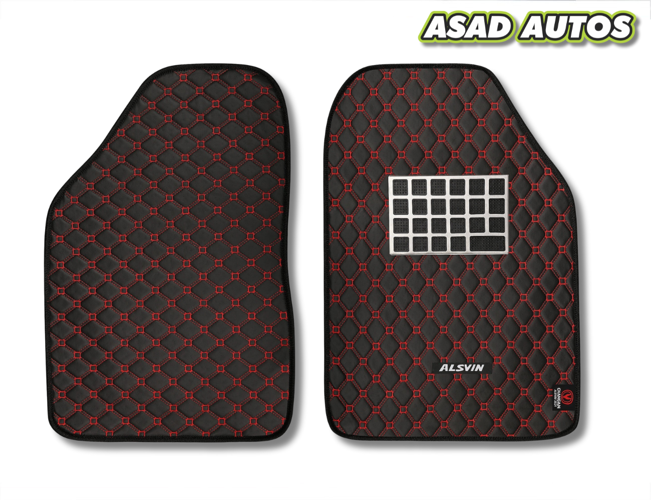 Changan Alsvin 2021–2024 7D Luxury Floor Mats – Custom Fit Diamond Stitch Waterproof Mat

