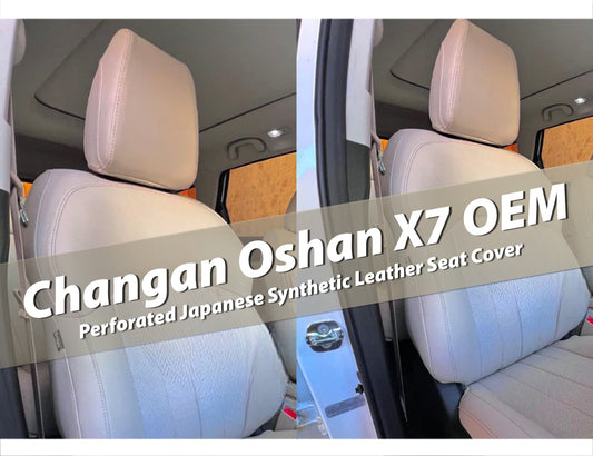 Changan Oshan X7 OEM Perforated Japanese Synthetic Leather Seat Cover - Custom Fit & Luxury
