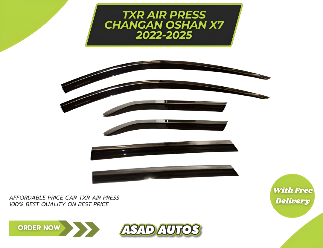 Changan Oshan X7 TXR Air Press Sun Visor With Chrome - Model 2022-2024
