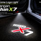 Changan Oshan X7 logo light projected on ground