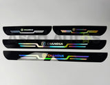 Changan door sill plate sticker plastic TPE carbon fiber anti scratch protector for car entry guards