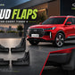 Chery Tiggo 4 Pro 2022-2026 with front and rear mud flaps installed