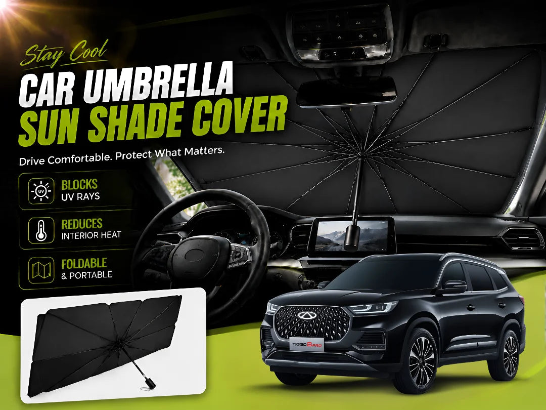 Chery Tiggo 8 Pro 2022–2024 foldable car windshield sun protector