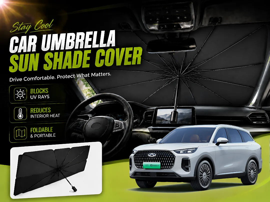 Chery Tiggo 9 2025–2026 foldable car windshield sun protector