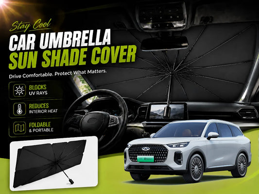 Chery Tiggo 9 2025–2026 foldable car windshield sun protector