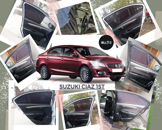 Awra Window Curtains Sun Shades (Car Pardy) for Suzuki Ciaz 2017 - 2019 1st