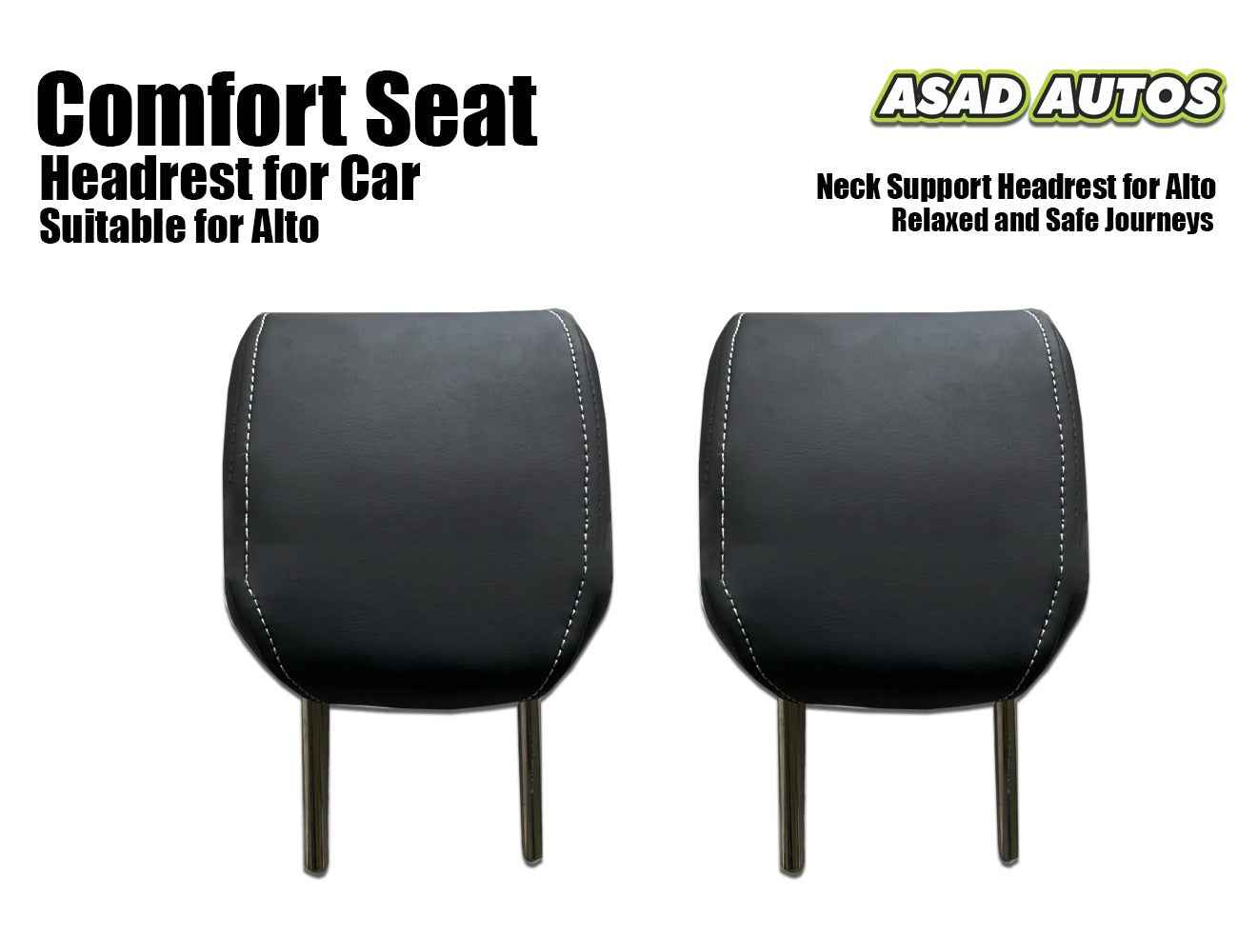 Comfort car seat headrest cushion for Suzuki Alto 2014–2026 – neck support and driving comfort