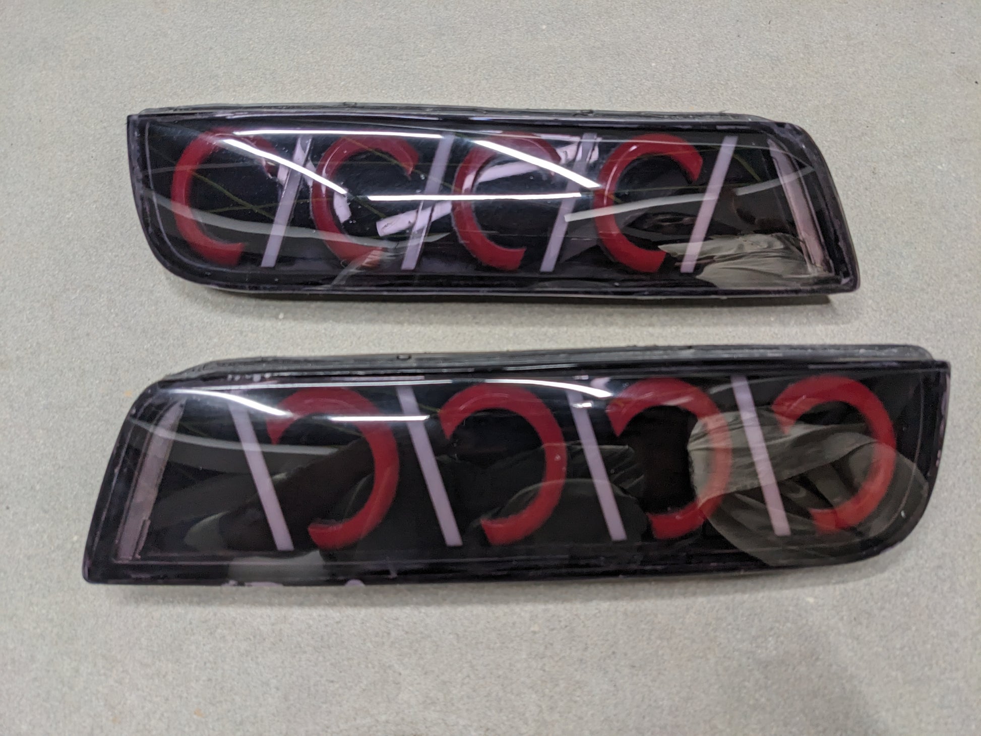 Crescent Style Back Lava Lights for Suzuki Alto 2014-2025, featuring modern design and enhanced visibility for a sleek rear upgrade.
