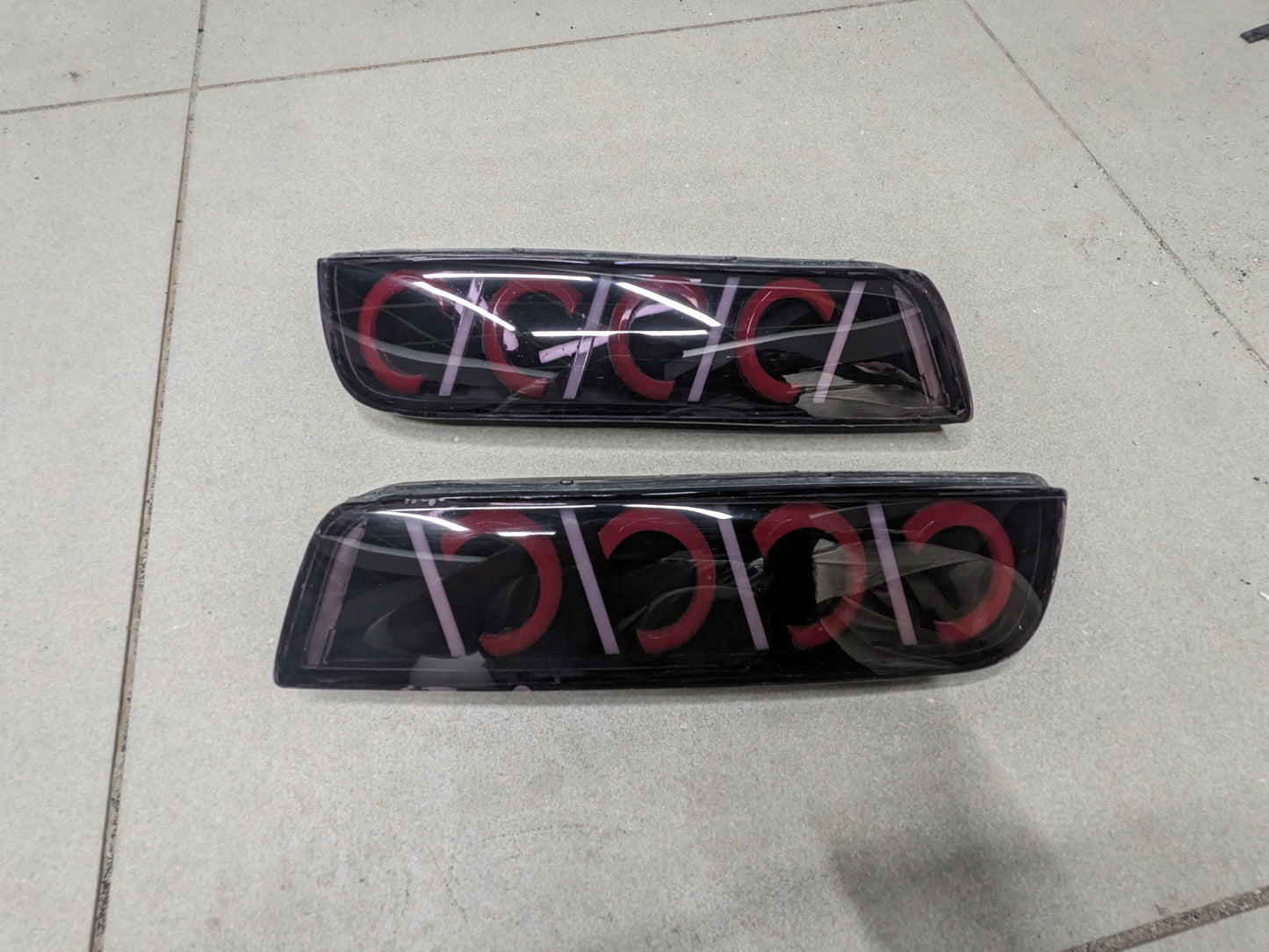 Crescent Style Back Lava Lights for Suzuki Alto 2014-2025, featuring modern design and enhanced visibility for a sleek rear upgrade.
