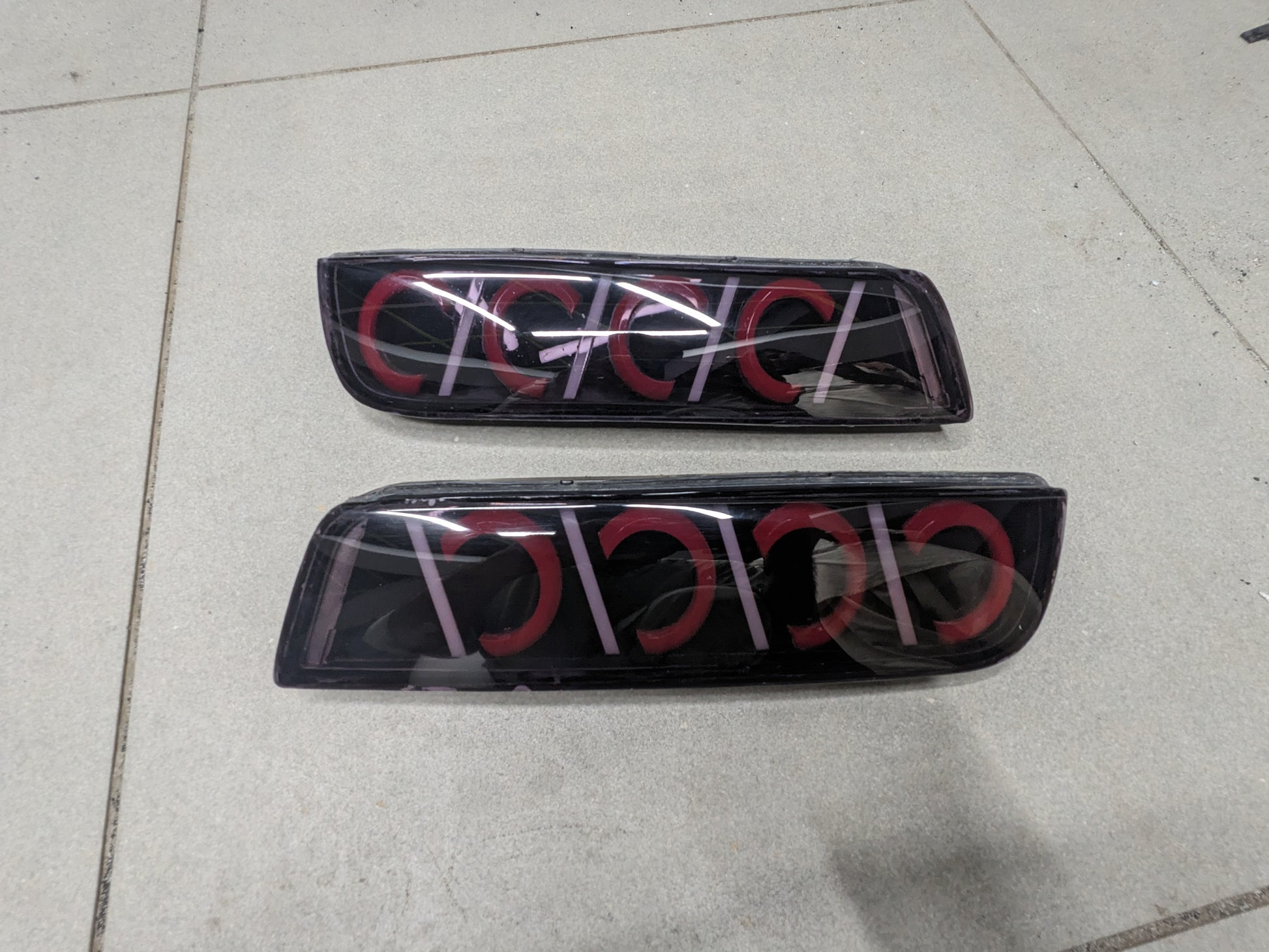 Crescent Style Back Lava Lights for Suzuki Alto 2014-2026, featuring modern design and enhanced visibility for a sleek rear upgrade.
