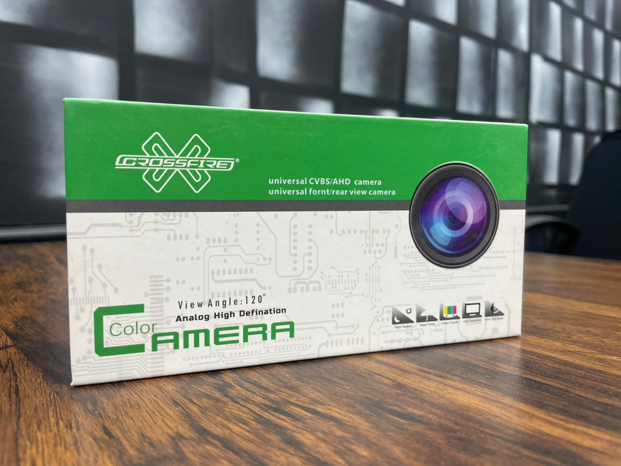 Crossfire universal rear view camera