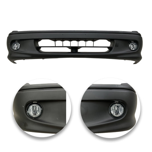 Suzuki Cultus (2000-2017) Nero Style Front Bumper with Fitted Fog Lights - Durable ABS Plastic