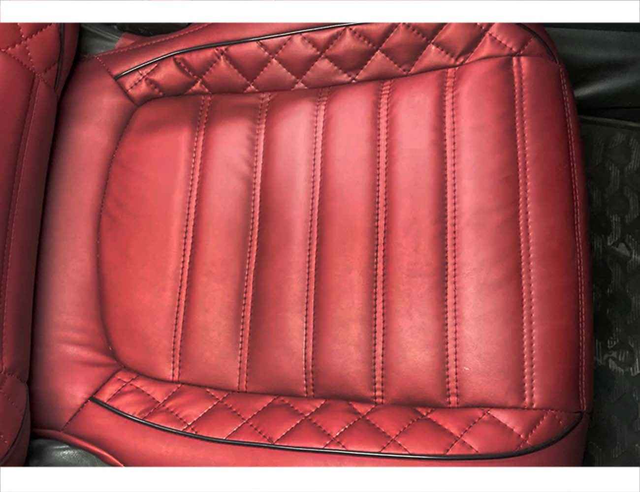 Custom-Made Burgundy Bespoke Seat Covers for Honda Civic | Japanese Synthetic Fiber Collection