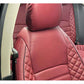 Custom-Made Burgundy Bespoke Seat Covers for Honda Civic | Japanese Synthetic Fiber Collection