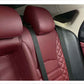 Custom-Made Burgundy Bespoke Seat Covers for Honda Civic | Japanese Synthetic Fiber Collection