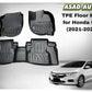 Custom-fit TPE floor mats for Honda City (2022-2026) with all-weather protection and eco-friendly material.
