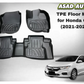 Custom-fit TPE floor mats for Honda City (2021-2025) with all-weather protection and eco-friendly material.
