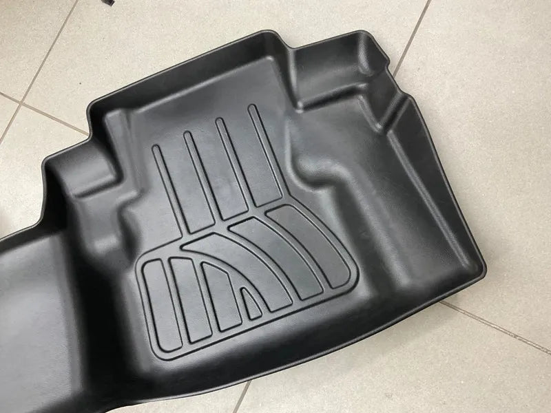 Custom-fit TPE floor mats for Honda City (2022-2026) with all-weather protection and eco-friendly material.
