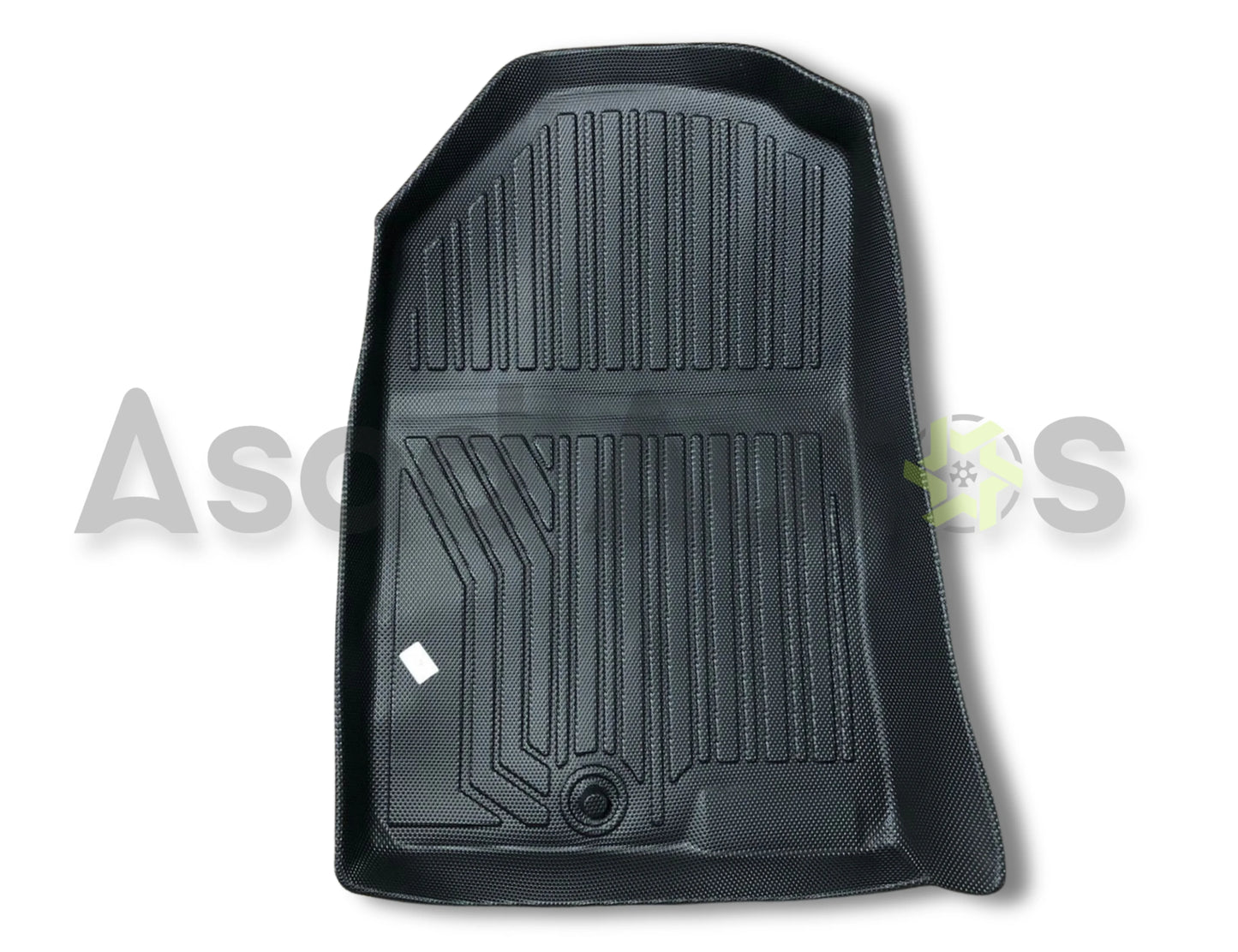 Custom-fit TPE floor mats for Kia Stonic 2022-2025 with waterproof protection, anti-slip backing, raised edges, and all-weather coverage