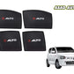 Custom-fit car sun shades for Suzuki Alto 2014-2026, offering UV and heat protection for your car's interior.


