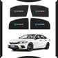 Custom-fit sun shades for Honda Civic 2022-2026 providing UV protection, heat control, and privacy.