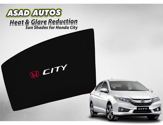 Custom Fit Sun Shades for Honda City 2022–2024 – UV Protection Car Window Curtains

