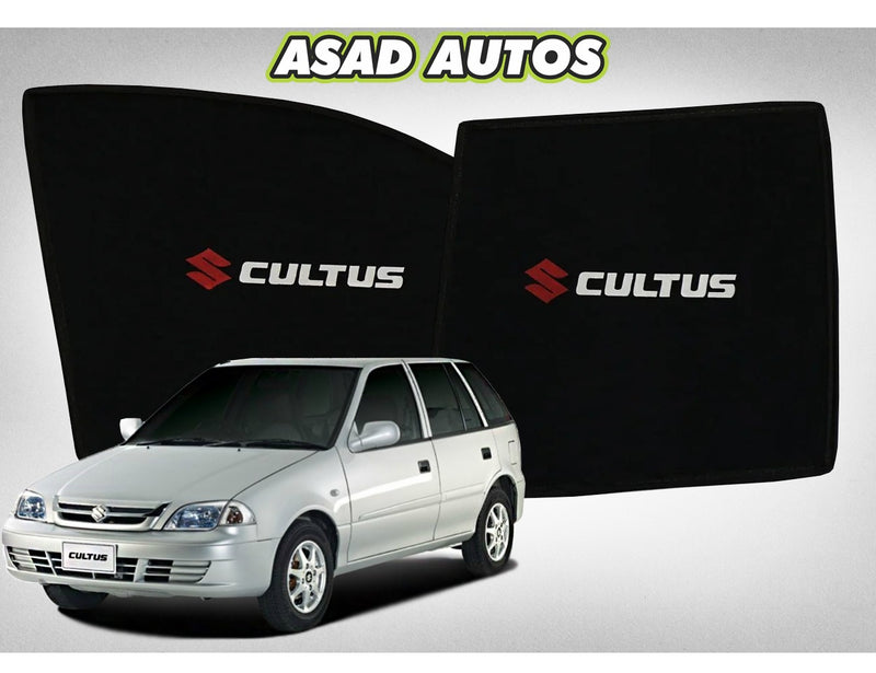 Custom Fit Sun Shades for Suzuki Cultus 2003–2017 – Full Window UV Protection Set

