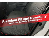 Custom Seat Covers designed for Suzuki Wagon R, offering a perfect fit, premium protection, and long-lasting durability