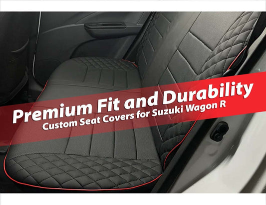 Custom Seat Covers designed for Suzuki Wagon R, offering a perfect fit, premium protection, and long-lasting durability