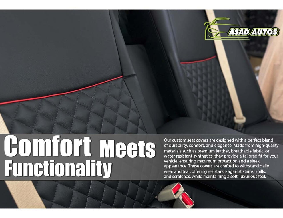 Custom Seat Covers for Honda City 2022-2025, featuring a perfect fit, stylish design, and premium protection for your car interior.