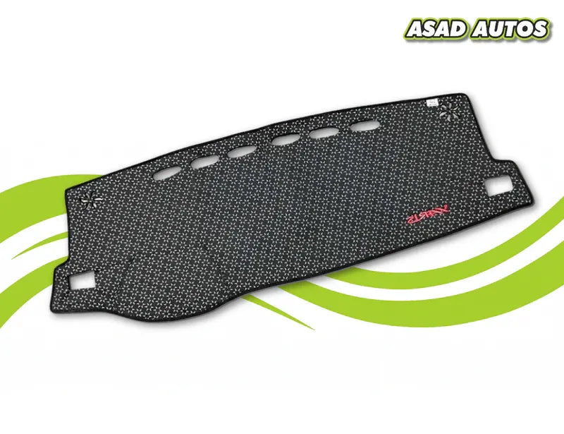 "Custom dashboard carpet mat for Toyota Yaris 2018-2025, offering UV protection, glare reduction, and a sleek interior upgrade."
