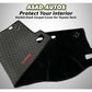 "Custom dashboard carpet mat for Toyota Yaris, offering UV protection, glare reduction, and a sleek interior upgrade."
