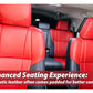 Custom synthetic leather seat cover for Toyota Fortuner, designed for durability, comfort, and a sleek look.
