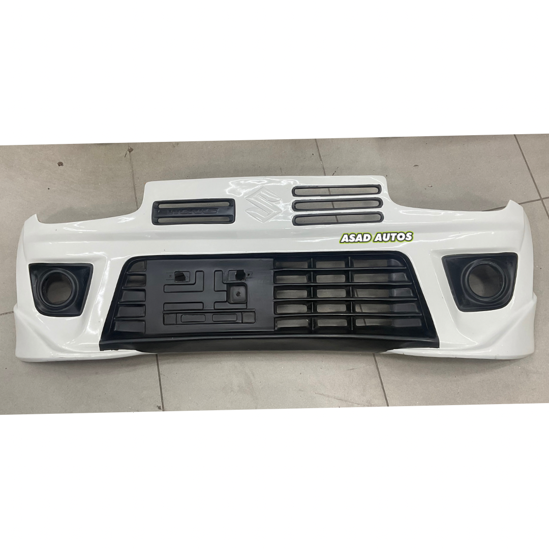 Front Bumper Non-Painted PRC Material for Suzuki Alto 2014-2021