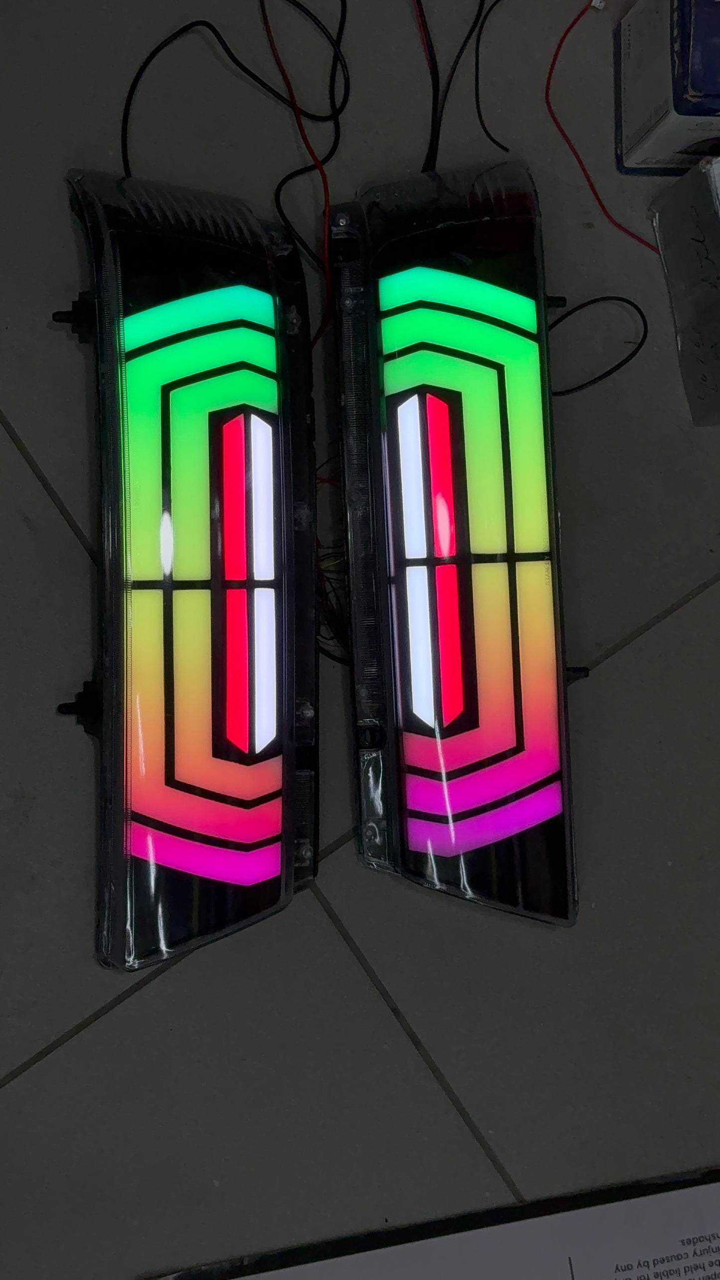 Nero Style RGB Back Lights for Suzuki Cultus Acrylic Material(2000-2017)