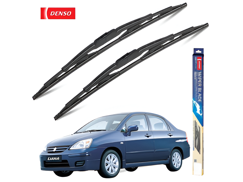 DENSO Premium Wiper Blades installed on Suzuki Liana for superior visibility and durability