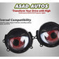 DEVILS EYE Projector Lights featuring a stylish design, sharp beam patterns, and high-performance illumination for modern vehicles.
