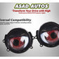 DEVILS EYE Projector Lights featuring a stylish design, sharp beam patterns, and high-performance illumination for modern vehicles.

