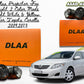 DLAA Fog Light Projector for Toyota Corolla 2009–2013