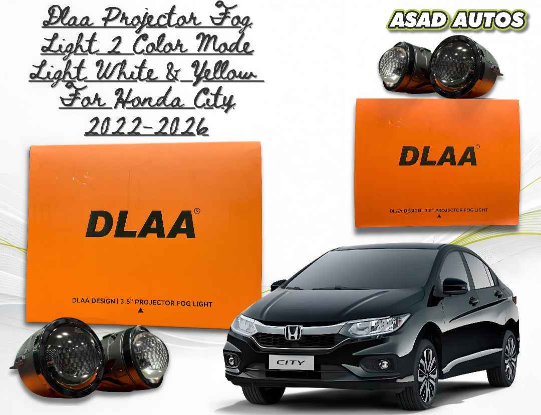 DLAA Fog Light Projector for Honda City 2022–2026